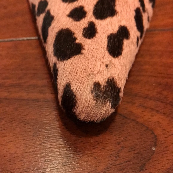 Costa Blanca pink leopard fur ankle boots - Picture 7 of 7